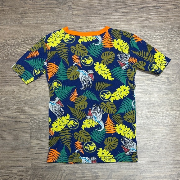 NWOT Jurrasic World Kids Sz 8 Jungle Print Matching SS/Shorts Set - Picture 6 of 8